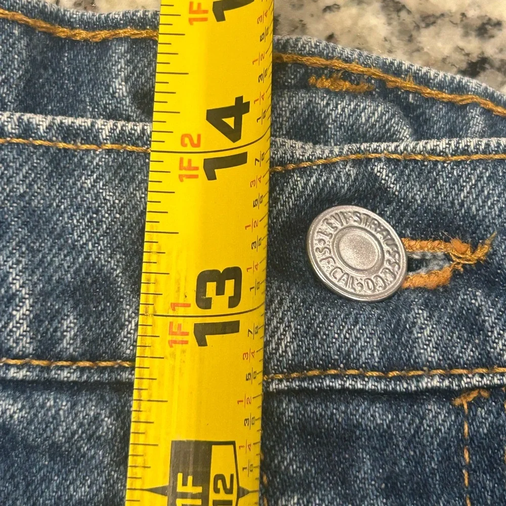 Levi's 505 VTG 90s Men's Blue Straight Regular Fit‎ Jeans 42/32 White Red Tag